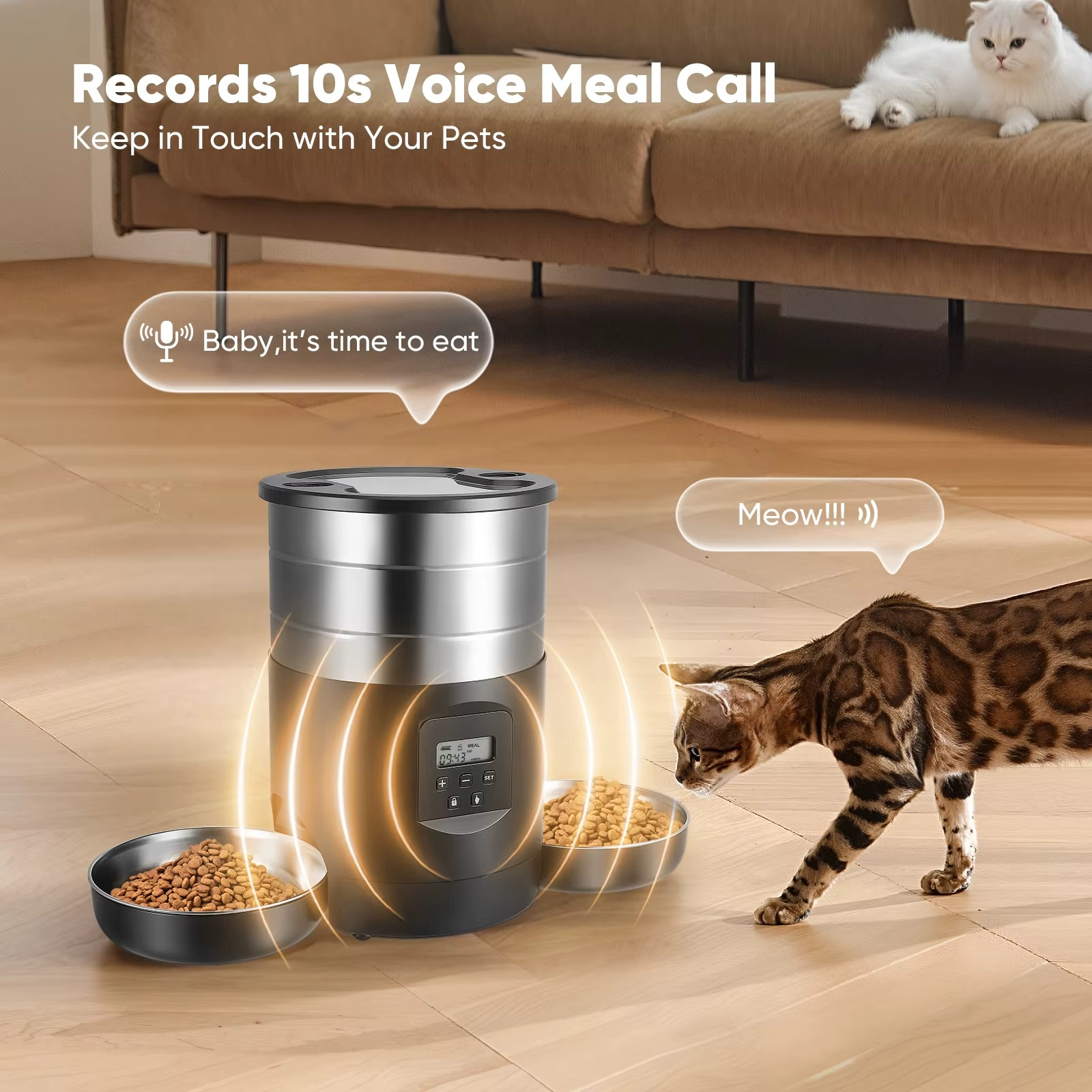 Mangeoire automatique pour chat et chien